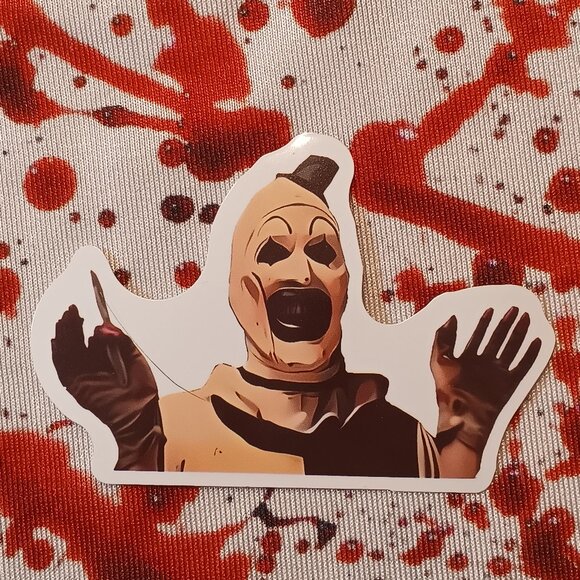 Art The Clown Terrifier Stickers - Picture 8 of 9